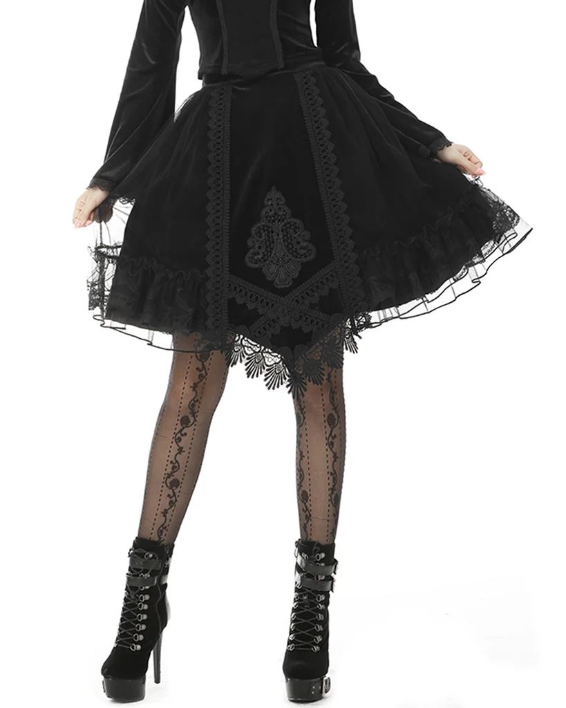 Gonne: Gothik Lolita Samtrock – Nuovo (secondo la descrizione) da Büron venduto da B1893 5
