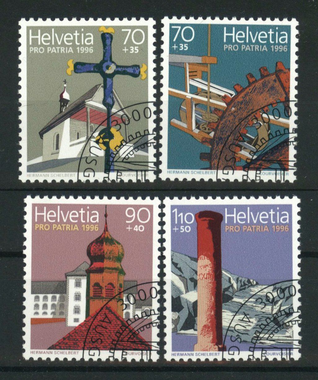 Tutti i francobolli: 1996, Pro Patria, gummiert, ET – Usato da Willisau venduto da Vollstempel