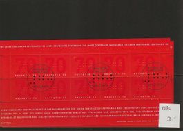 timbre 1080 feuillet de 10 timbres