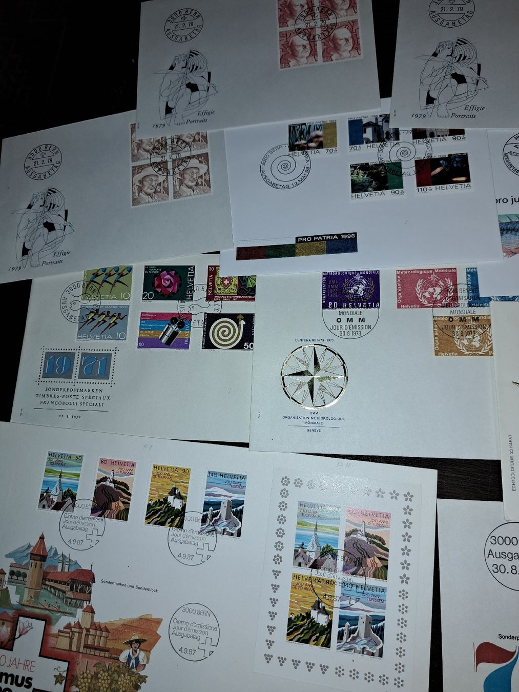 Tutti i francobolli: Alte Briefe-Sammlung: Schweiz Briefmarken  – Usato da Kölliken venduto da Upcycling-by-Mc-TAM 6