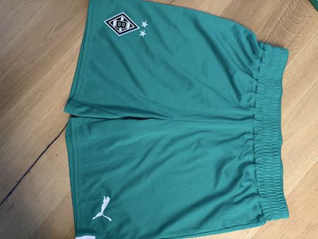 Fussballshorts Borussia Mönchengladbach Puma grün neu