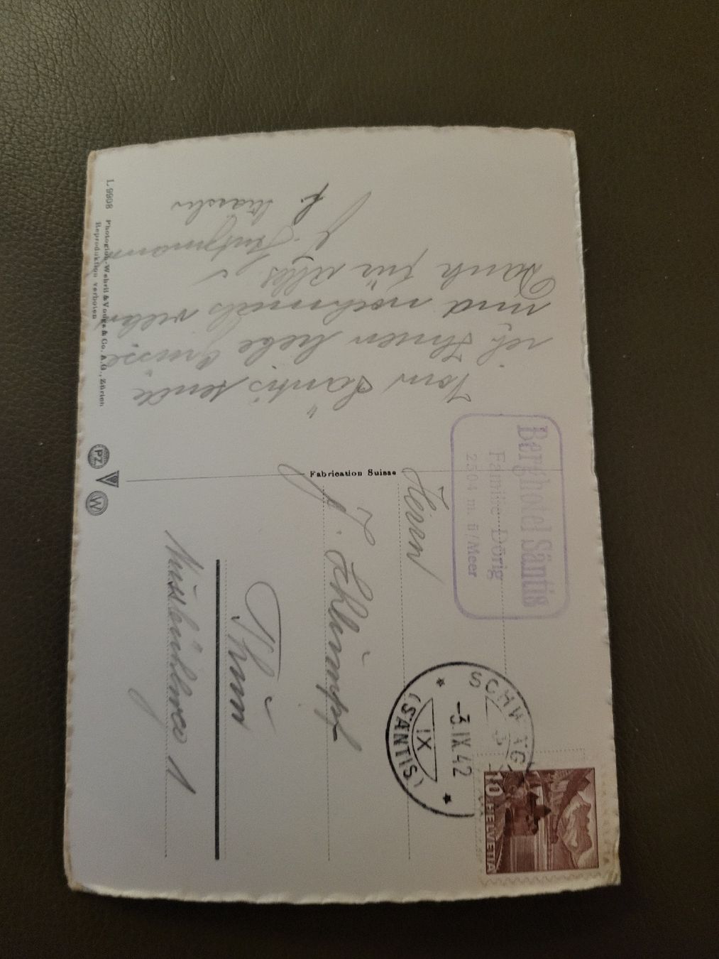 Cartoline postali: Originale alte Ansichtskarte Säntis-Schwebebahn, selten R21! – Usato da nunningen venduto da mic_88k2 1