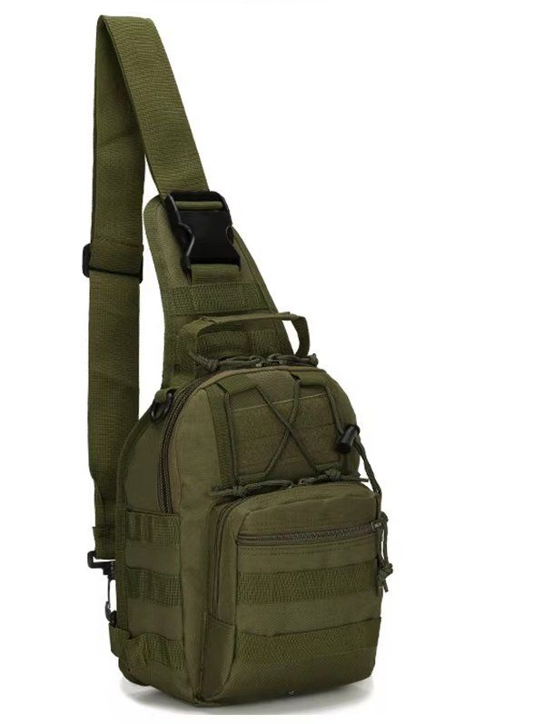 Taschen: Tactical EDC Sling Bag Umhängetasche MOLLE System olive – Neu und originalverpackt aus Illnau von diy-shop