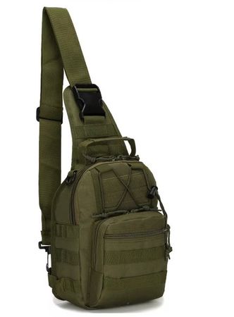 Tactical EDC Sling Bag Umhängetasche MOLLE System olive