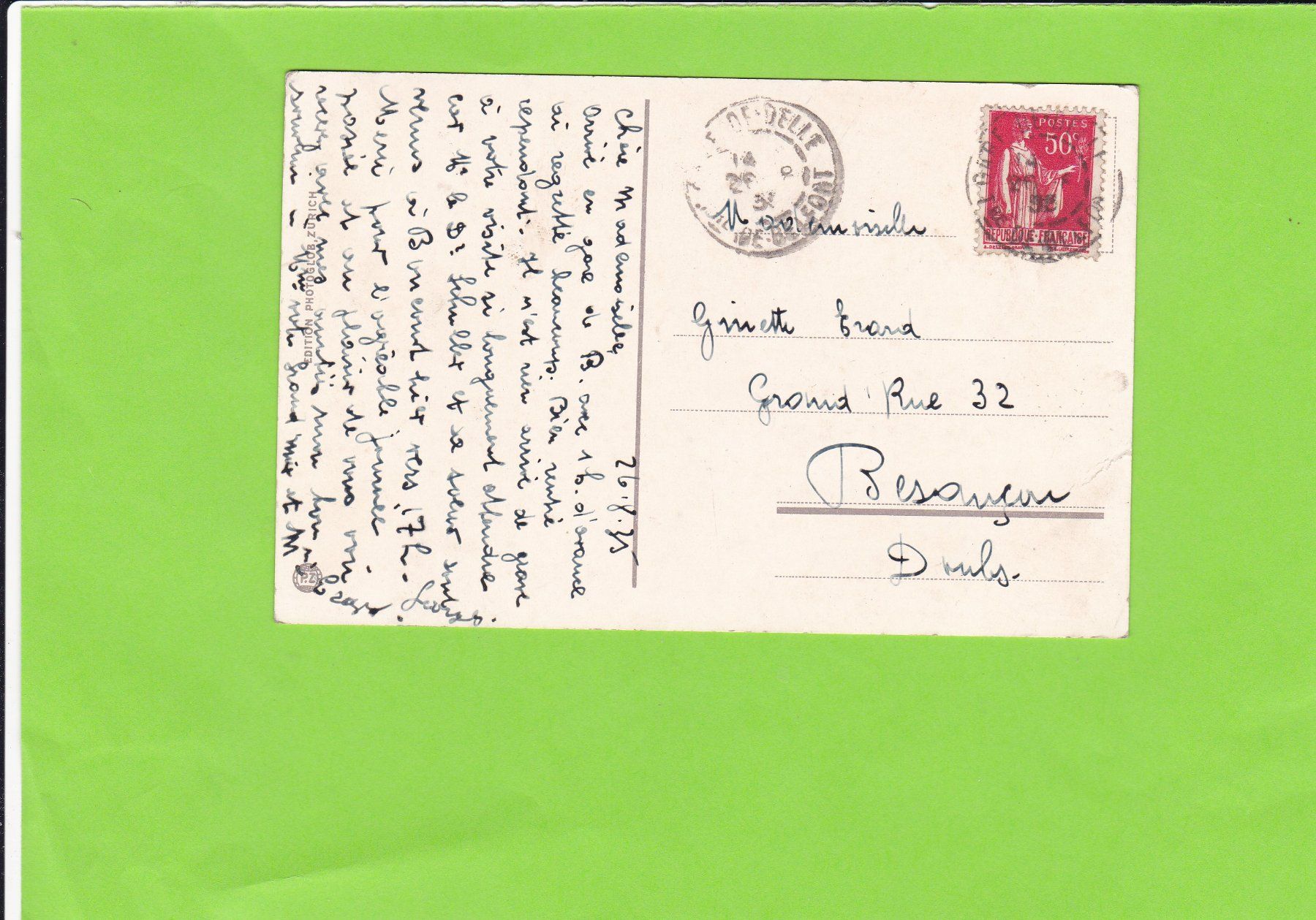Cartoline postali: Axenstrasse – Usato da St. Peterzell venduto da neckertal 1