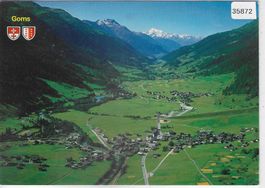 Flugaufnahme Obergoms - Reckingen, Gluringen, Ritzingen Biel