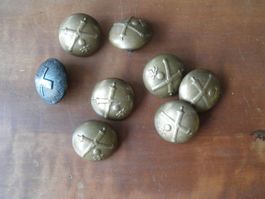 Militärknöpfe 9Stk.