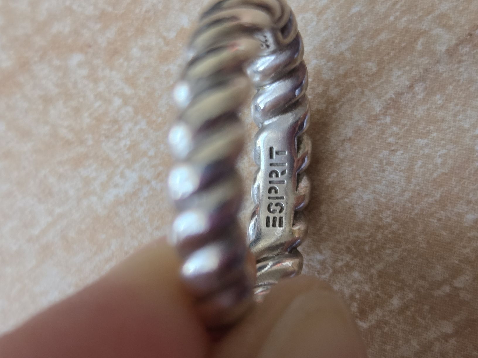 Esprit Ringe: 925er Silber Ring von Esprit Ringgrösse 16/56 – Gebraucht aus Winterthur von katzen07 4