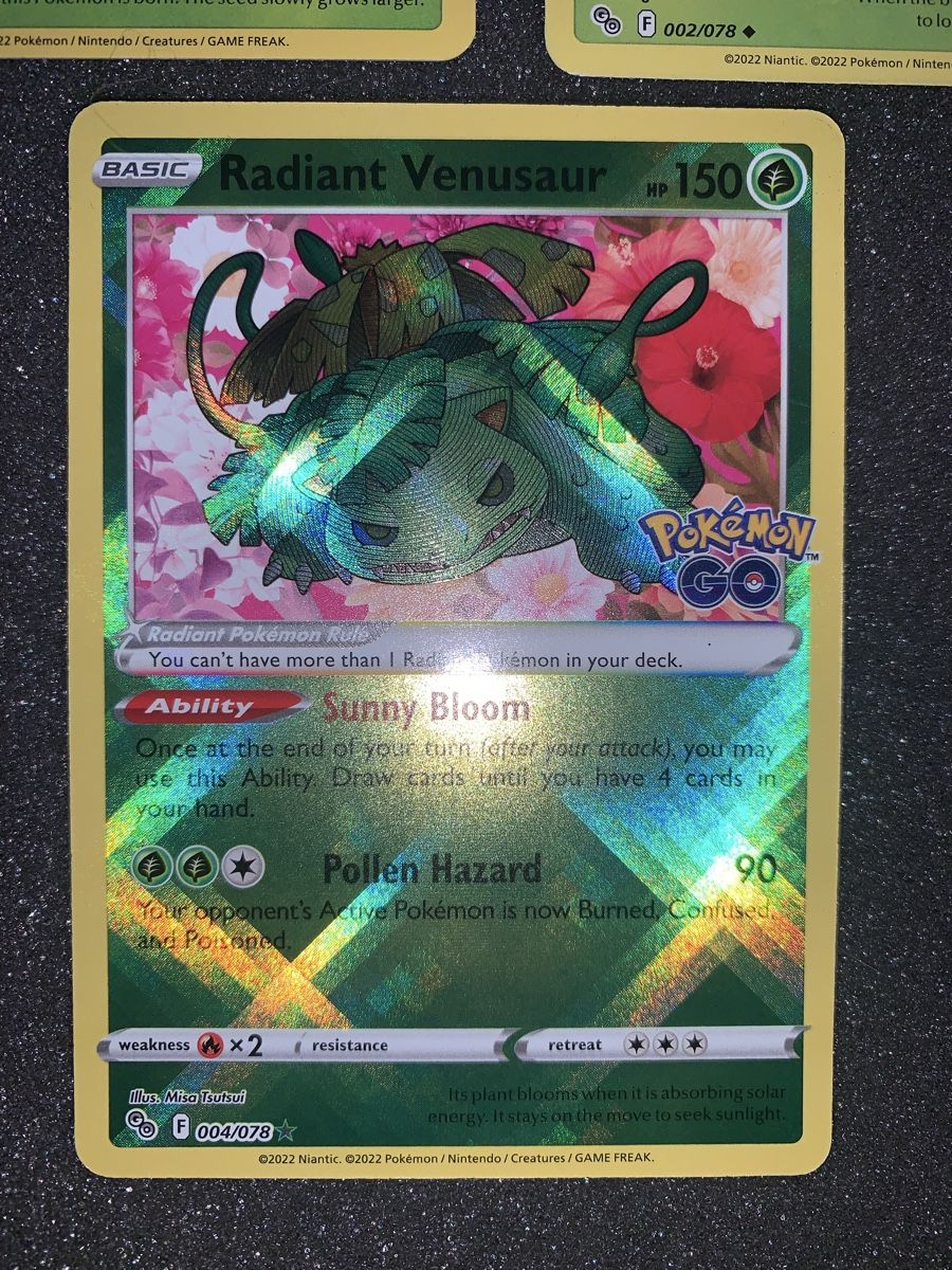 Pokémon Carte collezionabili: Radiant Venusaur Go, Bulbasaur, Ivysaur,  – Usato da Bironico venduto da ars_z6lb 2
