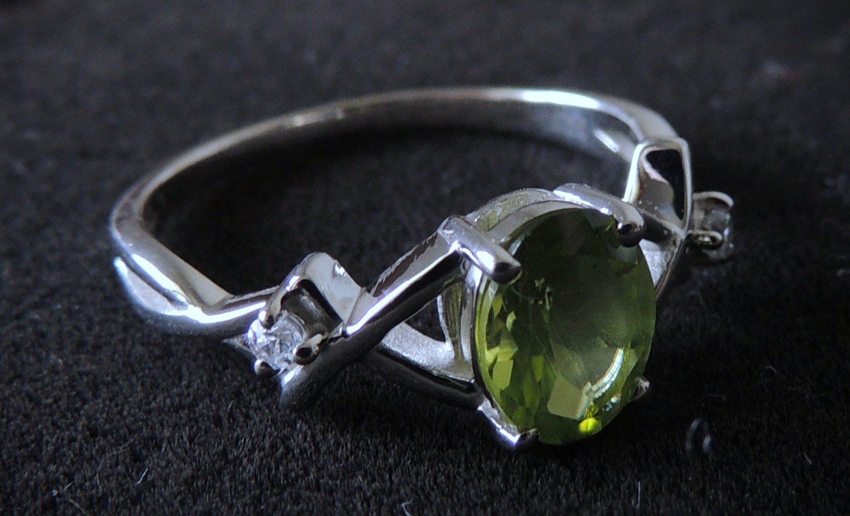 Anelli: Peridot Silber 925 Fingerring Gr. 57 – Nuovo (secondo la descrizione) da Waldenburg venduto da schaller707 4