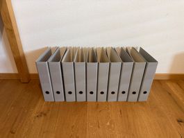 Lot de 10 classeurs – occasion, super bon état