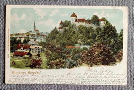 Postkarte / Litho Gruss aus Burgdorf - 1904