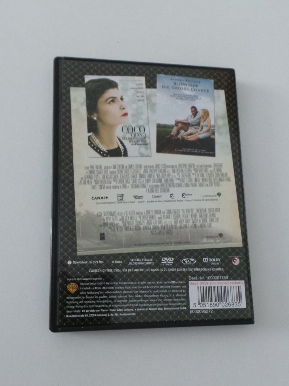 Tous les DVDs: 2 DVD "Coco Chanel" und "Blind Side" – D'occasion à Flamatt par Tattoo18 1