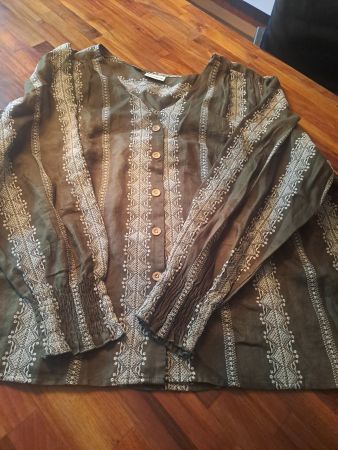 Leinenbluse Gr.54 neu!!