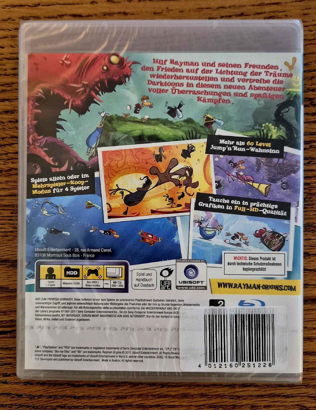Giochi: Rayman Origins - PS3 - Neu & OVP – Nuovo e nell'imballaggio originale da Au SG venduto da KonsoleWerk 1