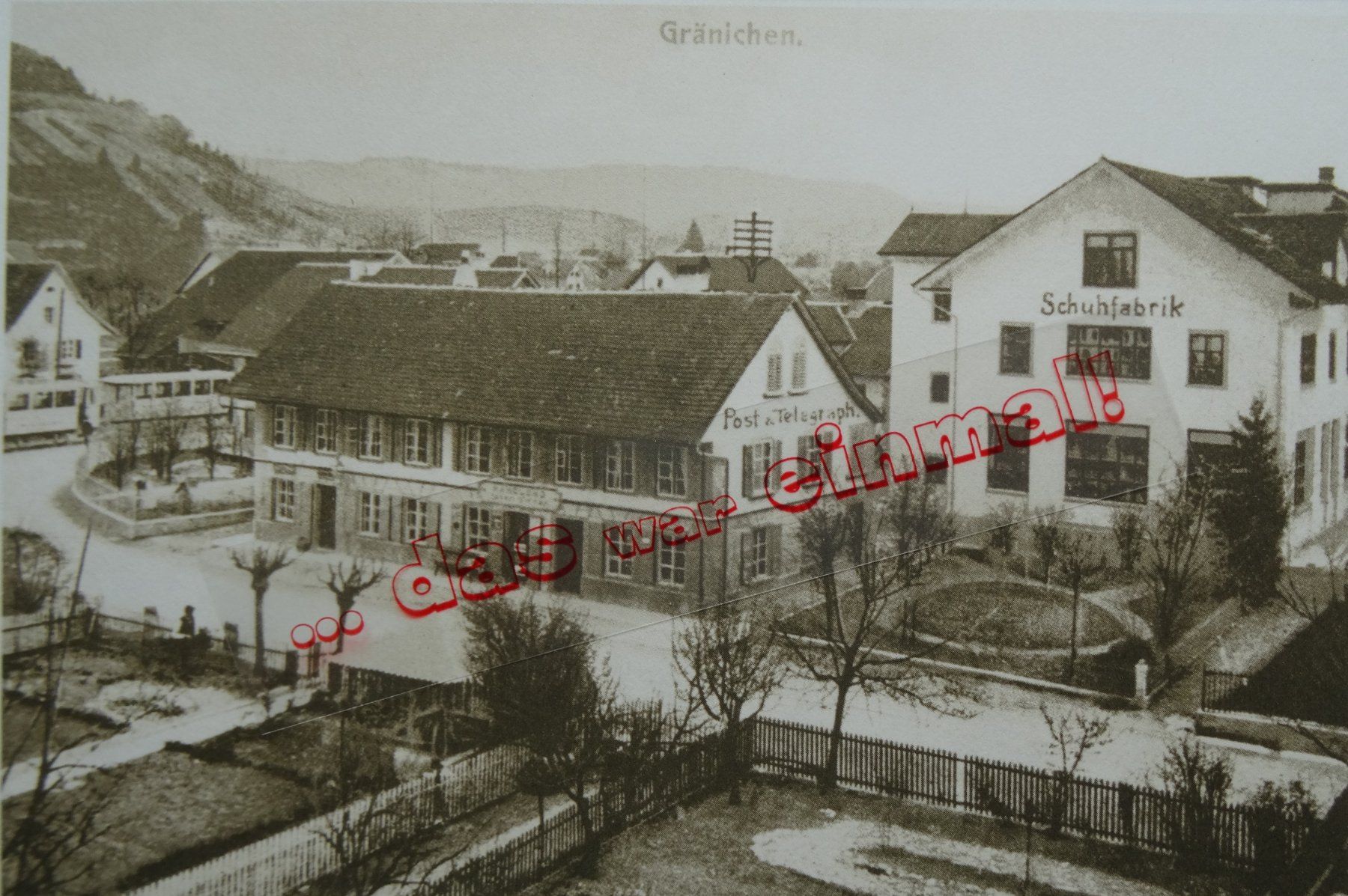 Cartoline postali: Aargau Gränichen Post Ballyfabrik anno 1910 – Usato da Safnern venduto da Wstussi