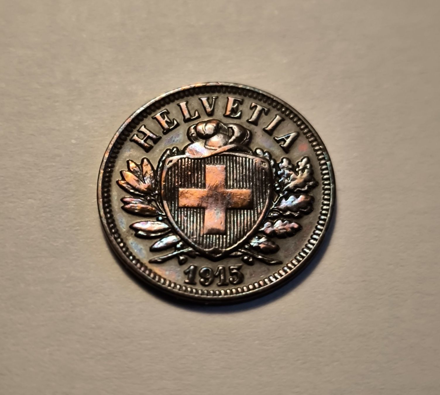 Tutti le monete: 2 Rappen 1915 – Usato da Nyon venduto da AlexKey71