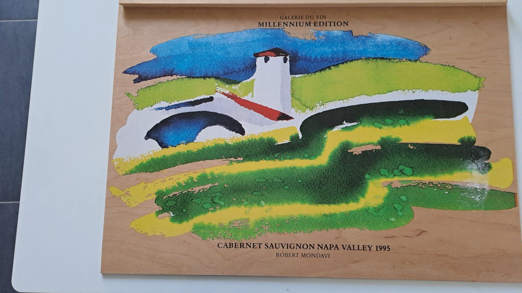 Articoli in legno: 5 Millenium Edition Weinkistendeckel – Usato da Basel venduto da RitaFO102 2