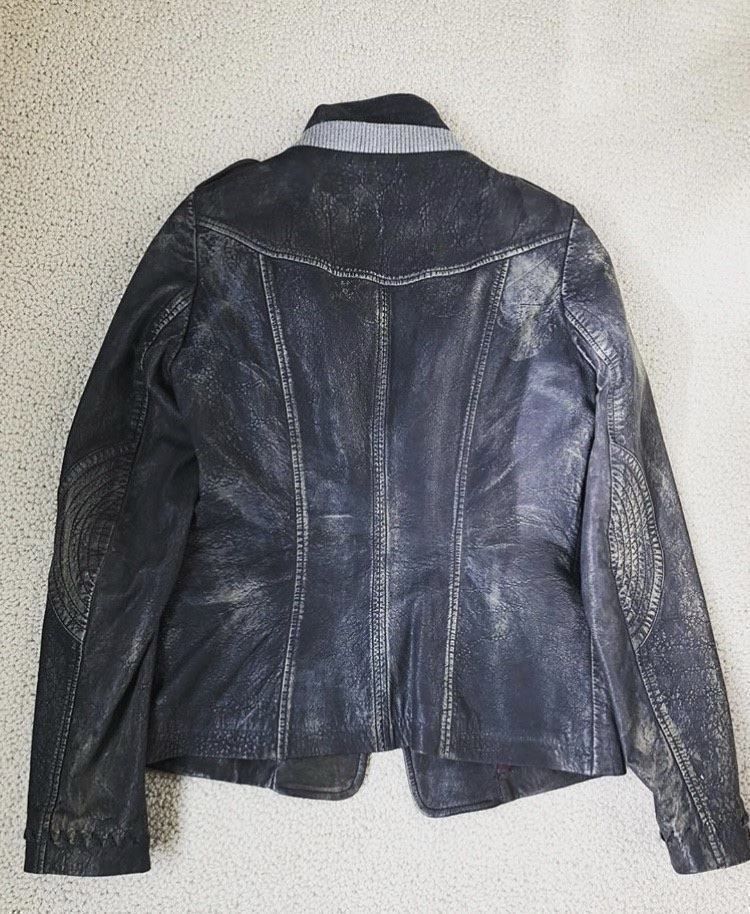 Hugo Boss Jacken: Hugo Boss leather unique blue jacket – Neu (gemäss Beschreibung) aus Dallenwil von ZD2019 4
