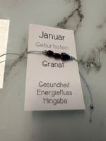 🌹 Granat Armband Januar Geburtsstein
