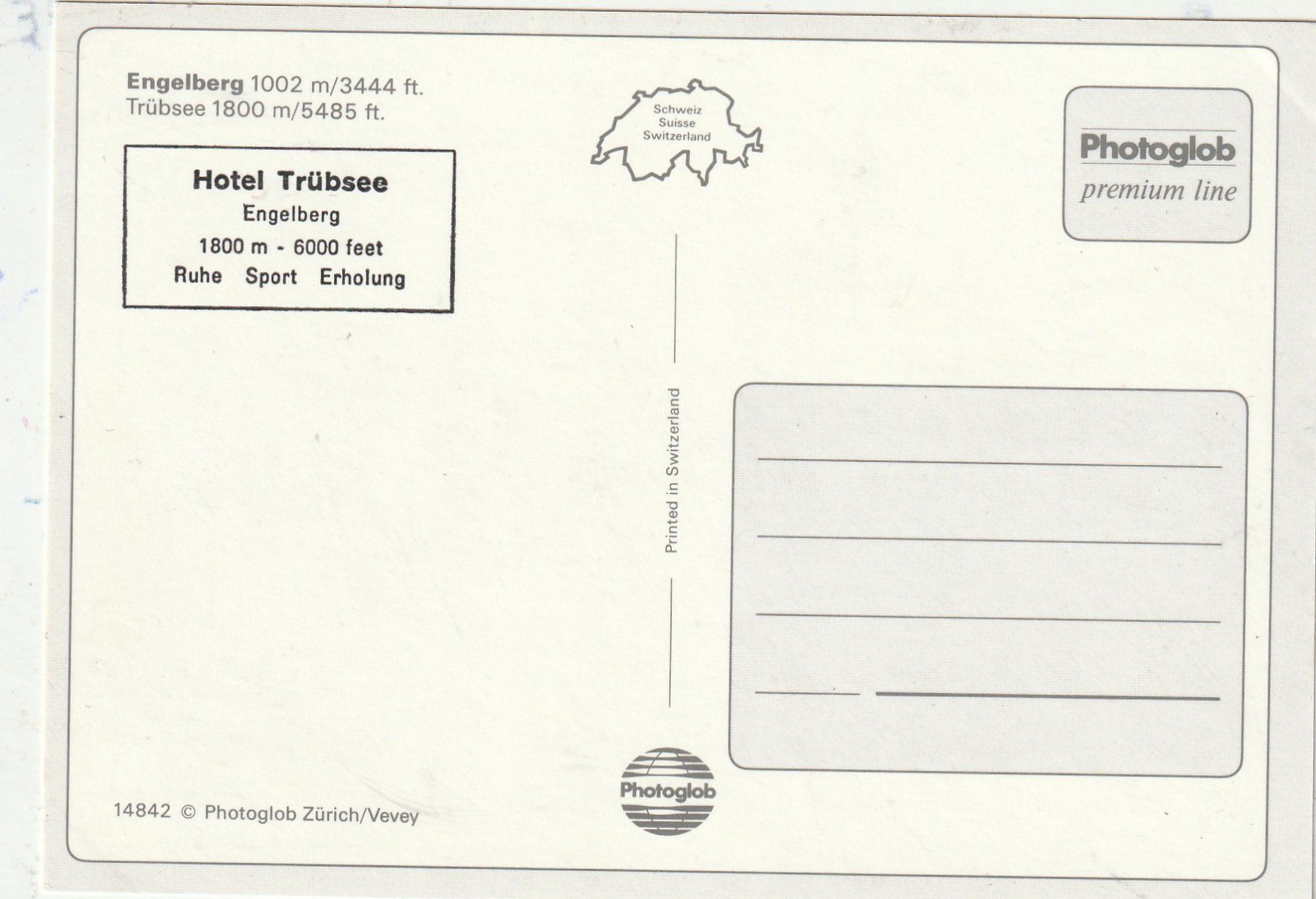 Cartoline postali: Engelberg-Tittlis – Usato da Lumbrein venduto da made02 1