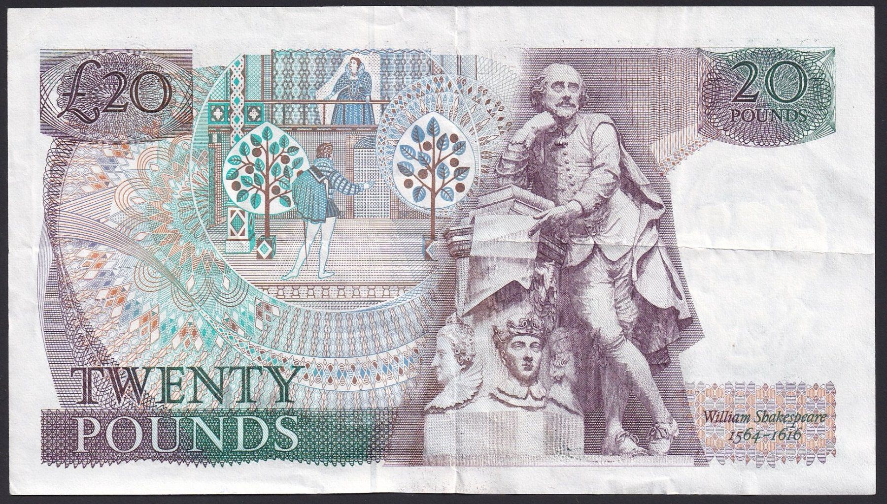 Banknoten: England 20 Pounds 1984 – Gebraucht aus Brugg AG von banknoten_muesli 1