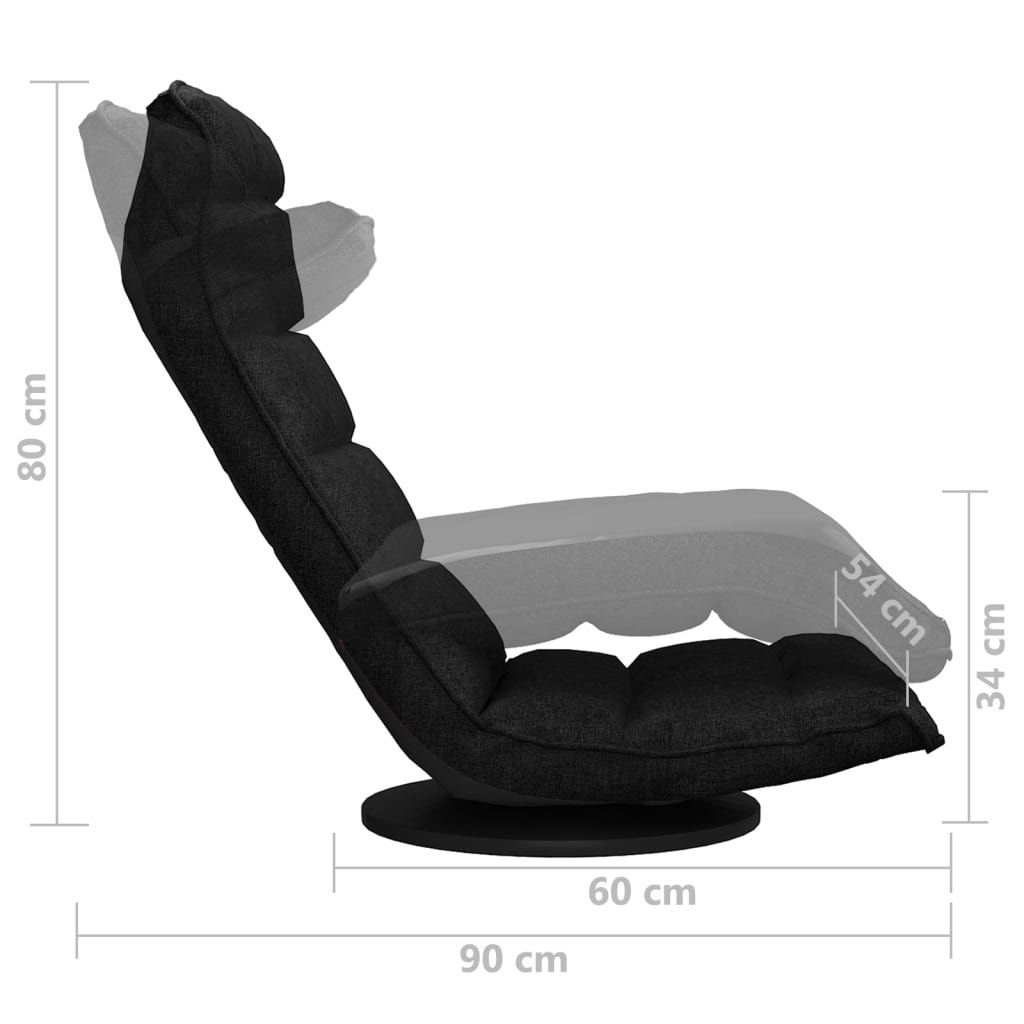 Sessel: Sessel Drehbar Schwarz Stoff – Neu und originalverpackt aus Zug von Cheap-Shop 5