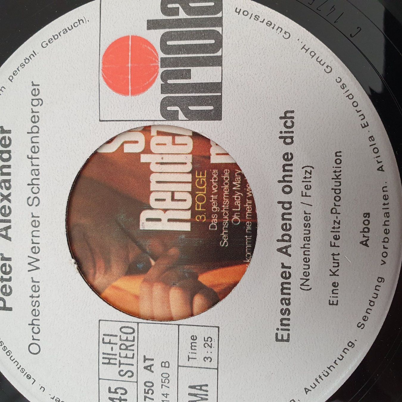 Schallplatten: Peter Alexander Single – Gebraucht aus Chur von BettinaOlczyk 4