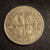 Pièce  d'Islande 100 Kronur 2011