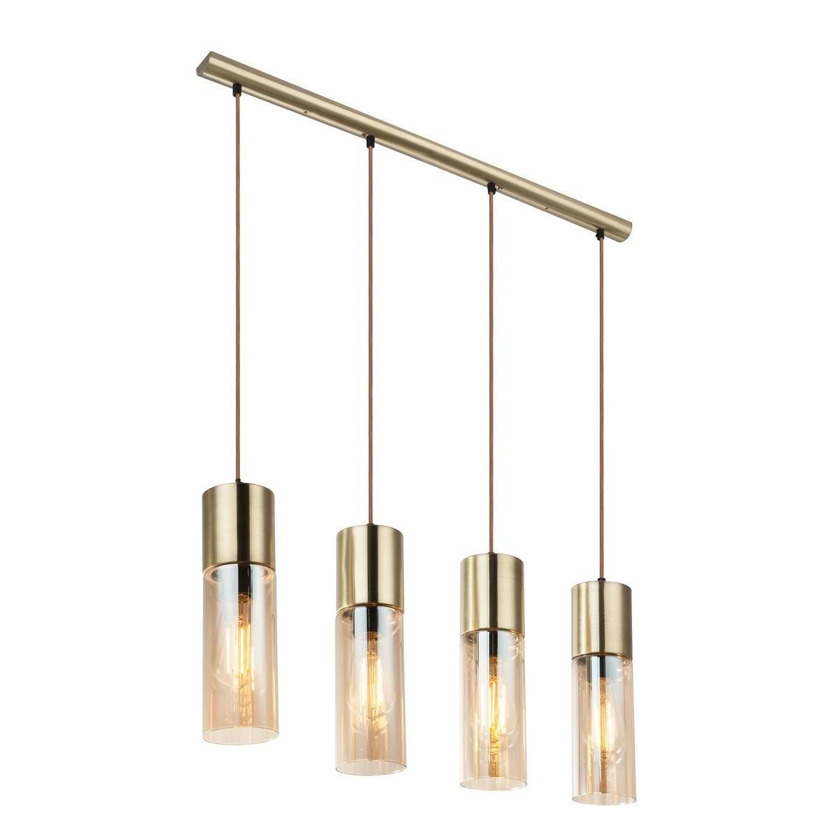 Lustres & lampes de plafonds: Pendelleuchte, Messing, 80 cm x 9 cm – Neuf (Voir description) à Kreuzlingen par Smart-Light