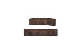 CARTIER Alligator Leder Uhren Armband 15mm 15/14 *B198