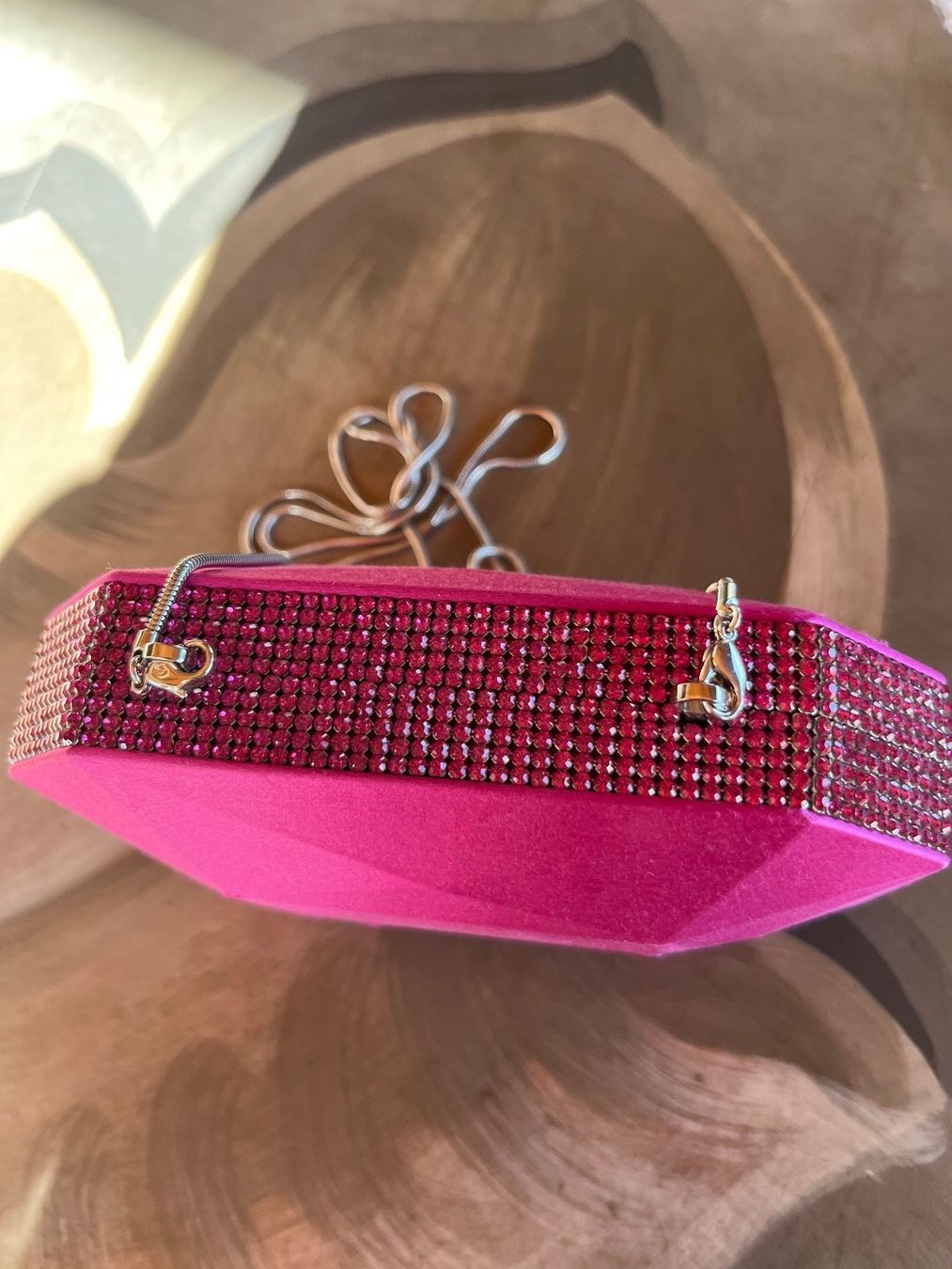 Swarovski Borse da donna: Swarovski pink Satin – Usato da Saanen venduto da SoniaMichaela