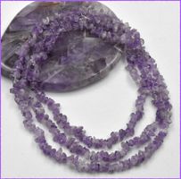 ♛ Amethyst Splitterkette Endloskette ca. 90cm