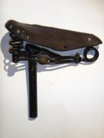 Original Ordonanz Militär Velo Fahrrad Sattet Ledersattel