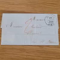 Document Préphilatélique Travers St.Blaise 1848