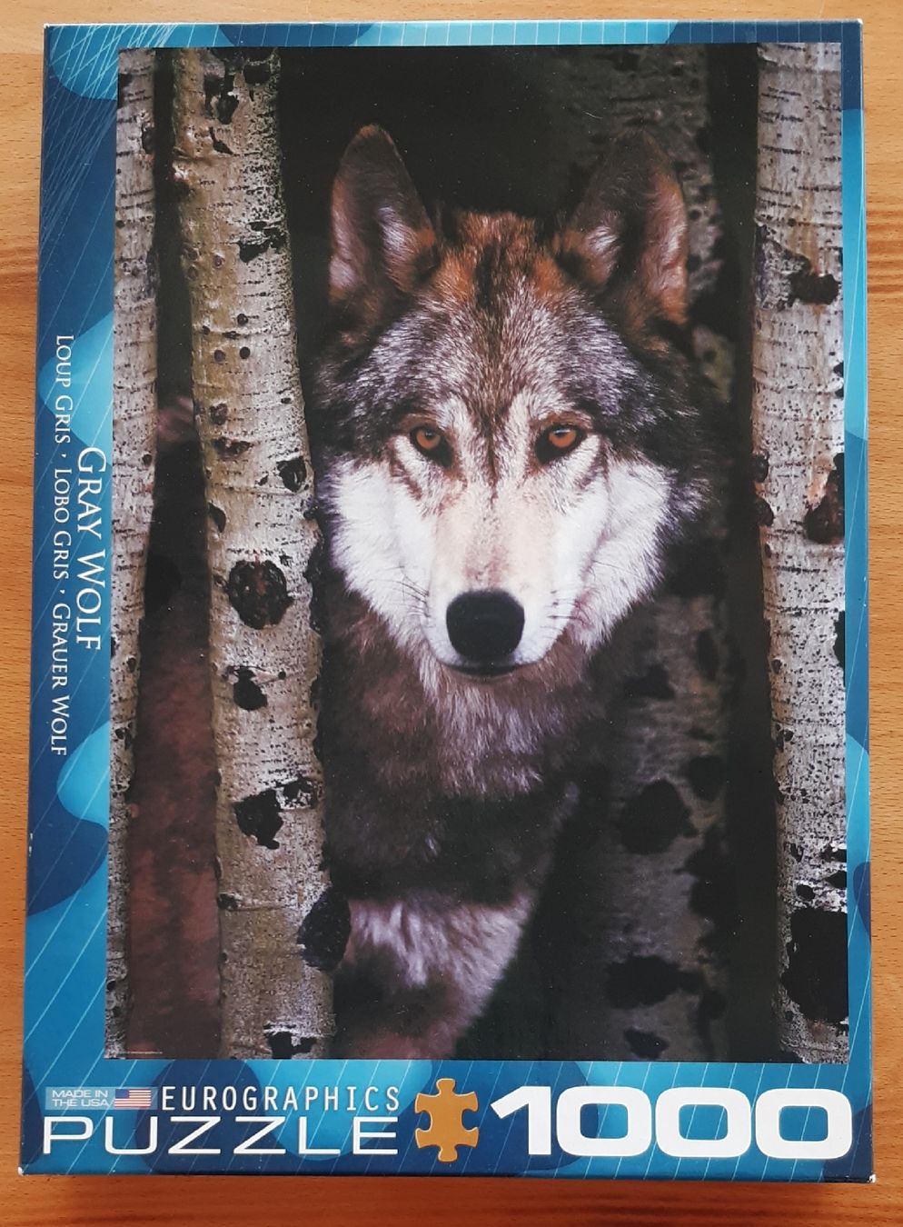 Puzzle: Puzzle 1000 pièces, loup gris – Usato da Champvent venduto da lallina1974