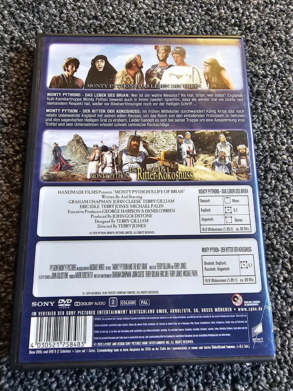 Tutti i DVDs: Monty Python 2 Movie Collector's Pack (22518) – Usato da Ruswil venduto da jan_bxl5 1