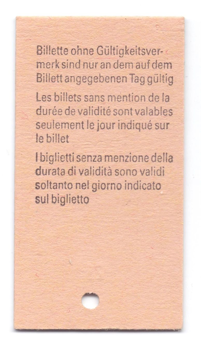 Biglietti: Billette Wengen - Wengernalp WAB – Usato da Langenthal venduto da Sammlungs_aus 1