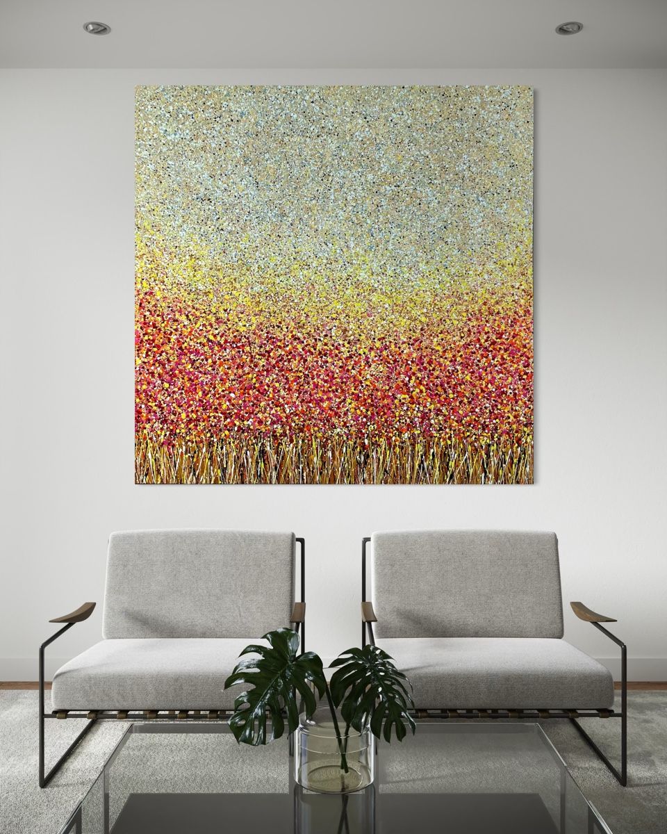 Gemälde: „Primavera" XL Artwork – Neu und originalverpackt aus Uznach von Spillmannkunst43 6