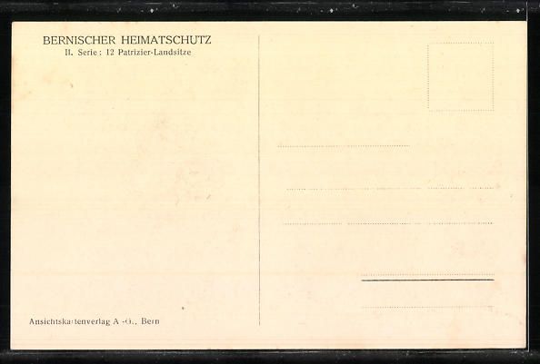 Cartoline postali: AK Bern, Landsitz Von Bürenstock – Usato da Berlin venduto da bartko-reher 1