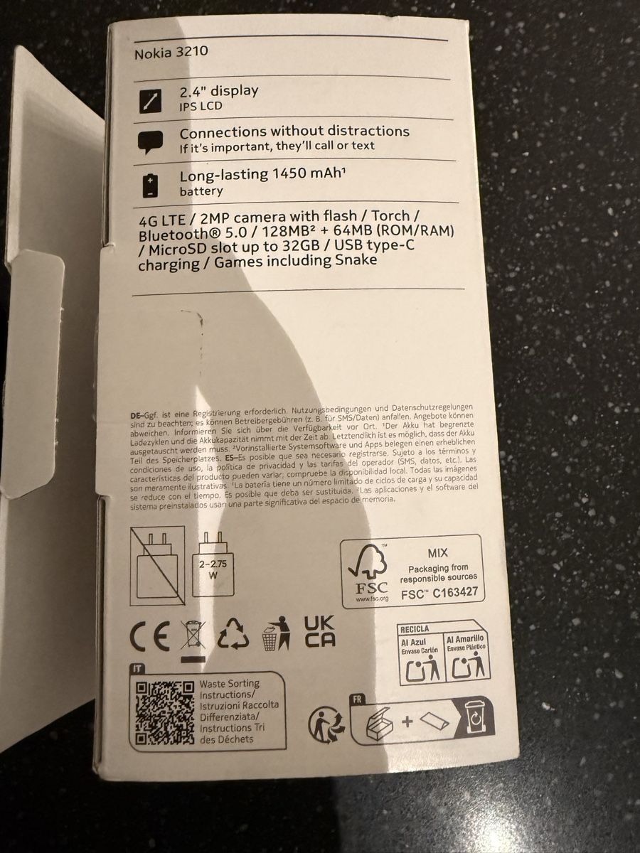 Nokia Portables: Nokia 3210 LTE – D'occasion à Claro par KarinS84 2
