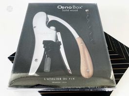 L'Atelier du Vin Oeno Box Solid Wood Holzgriff Korkenzieher
