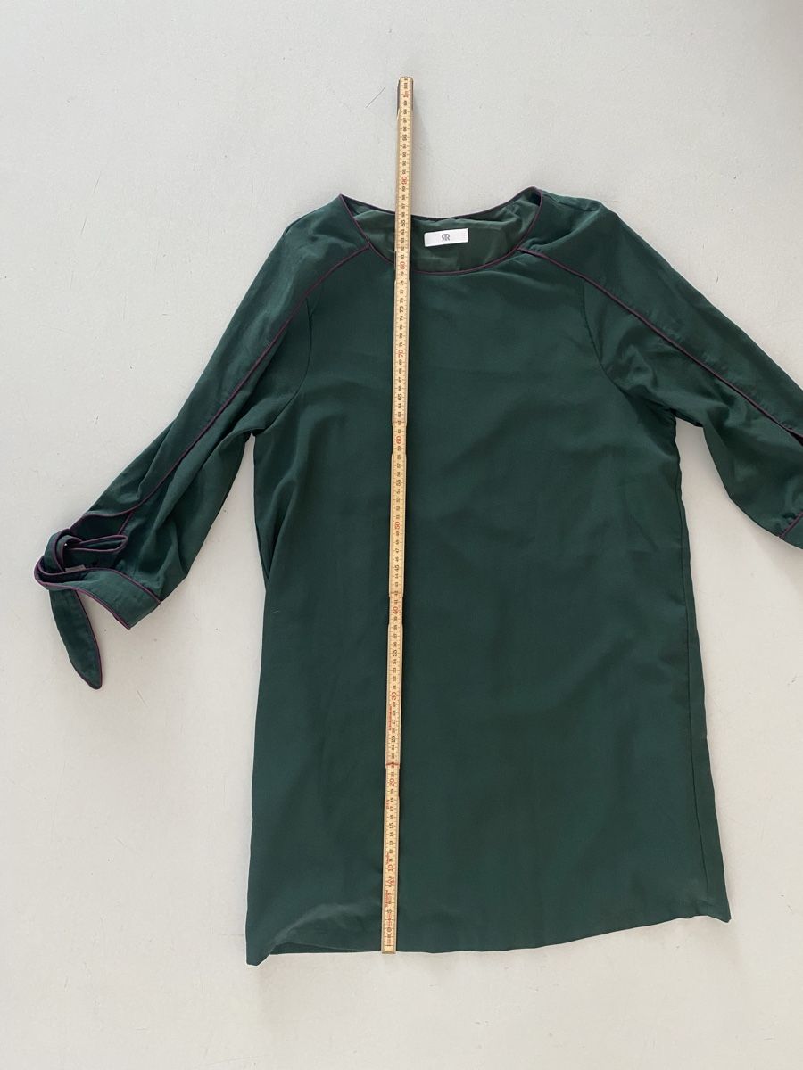 Vestiti: Kleid grün mit lila Ränder – Usato da Basel venduto da riesther 2
