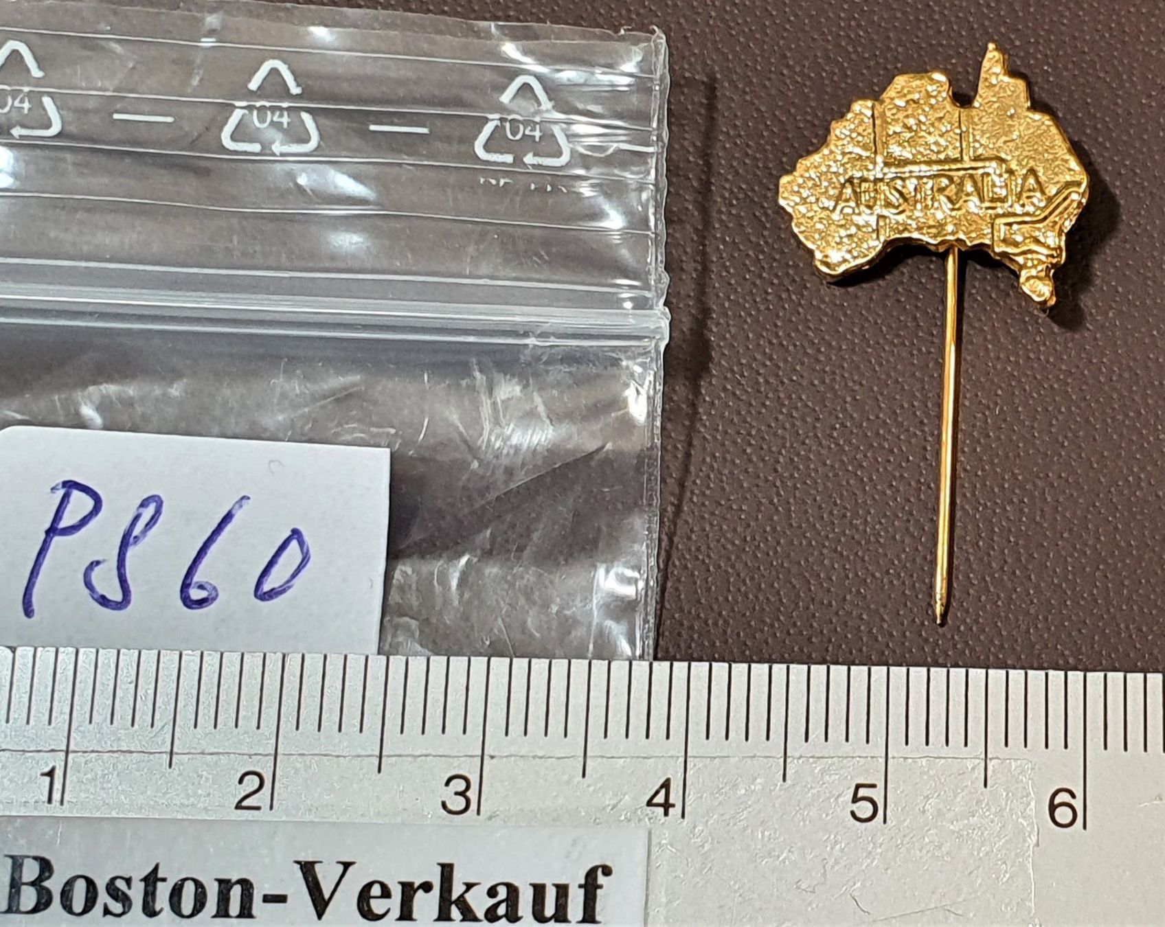 Landkarten & Atlanten: P860 - Nadel Australien Australia Land – Gebraucht aus Reinach BL von Boston-Verkauf 3