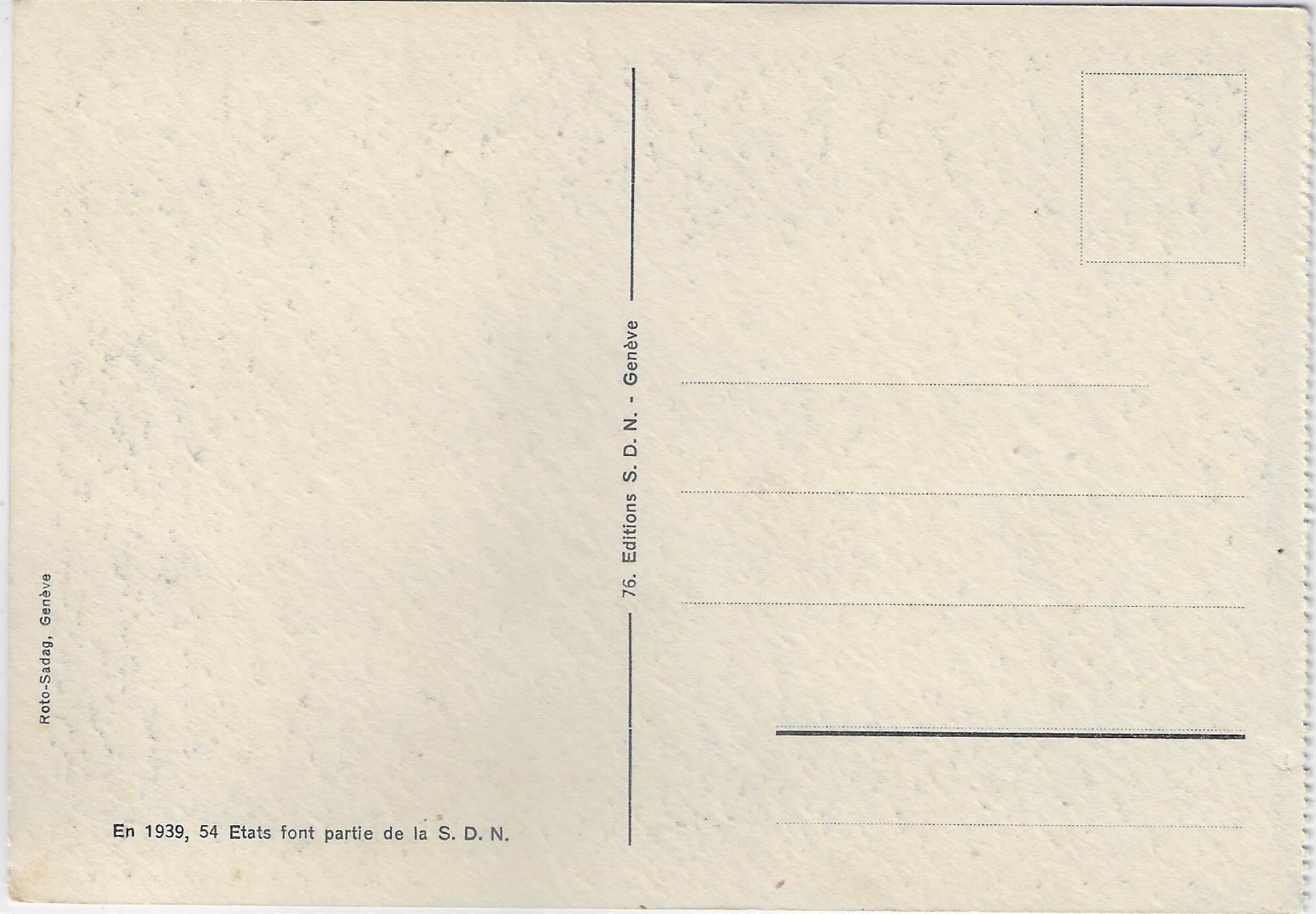 Cartes postales: Geneve - Société des Nations – Antique à Ettingen par Kartenplanet 1