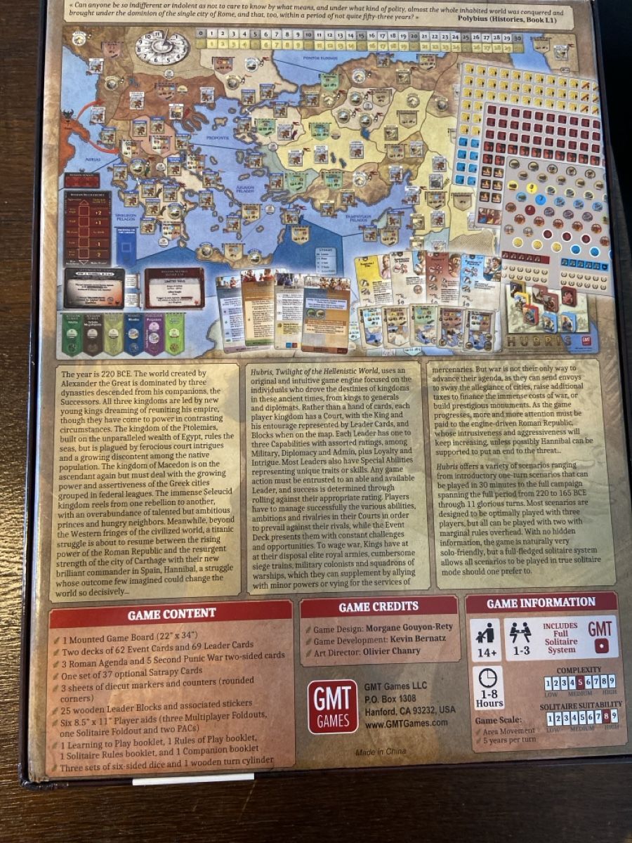 Spiele: Hubris von GMT – Neu (gemäss Beschreibung) aus Seengen von ahbehrens 1