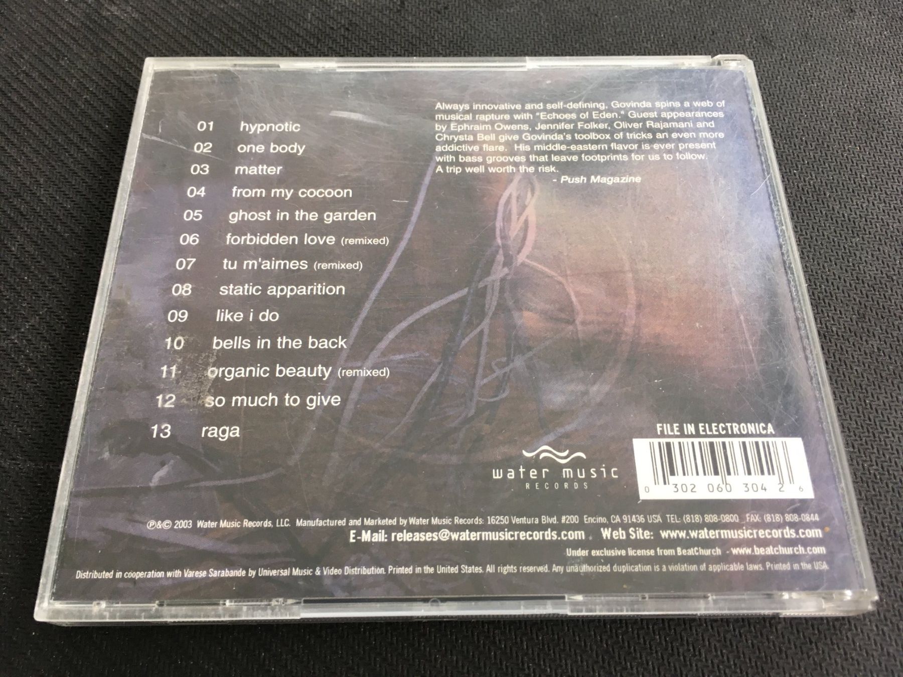 CD: Govinda - Echoes of Eden -CD- – Usato da St.Gallen venduto da MedienJoe 2