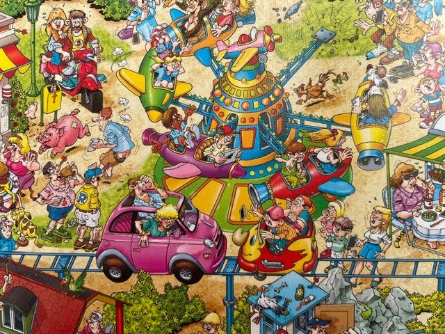 Ravensburger Puzzles: Ray's Comic Puzzle: Vergnügungspark – D'occasion à Wermatswil par TAndry 1