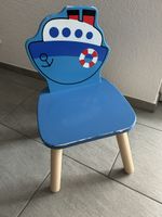 Kinderstuhl Holz, Motiv Schiffli, stabil & süess!