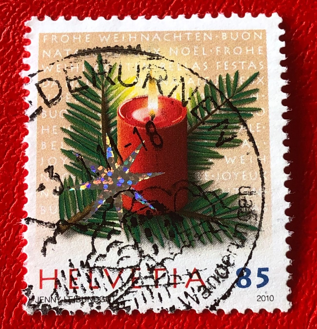 Tutti i francobolli: Nr.1373  Kerze 2010 mit Stempel    – Usato da Aarau venduto da Billa007